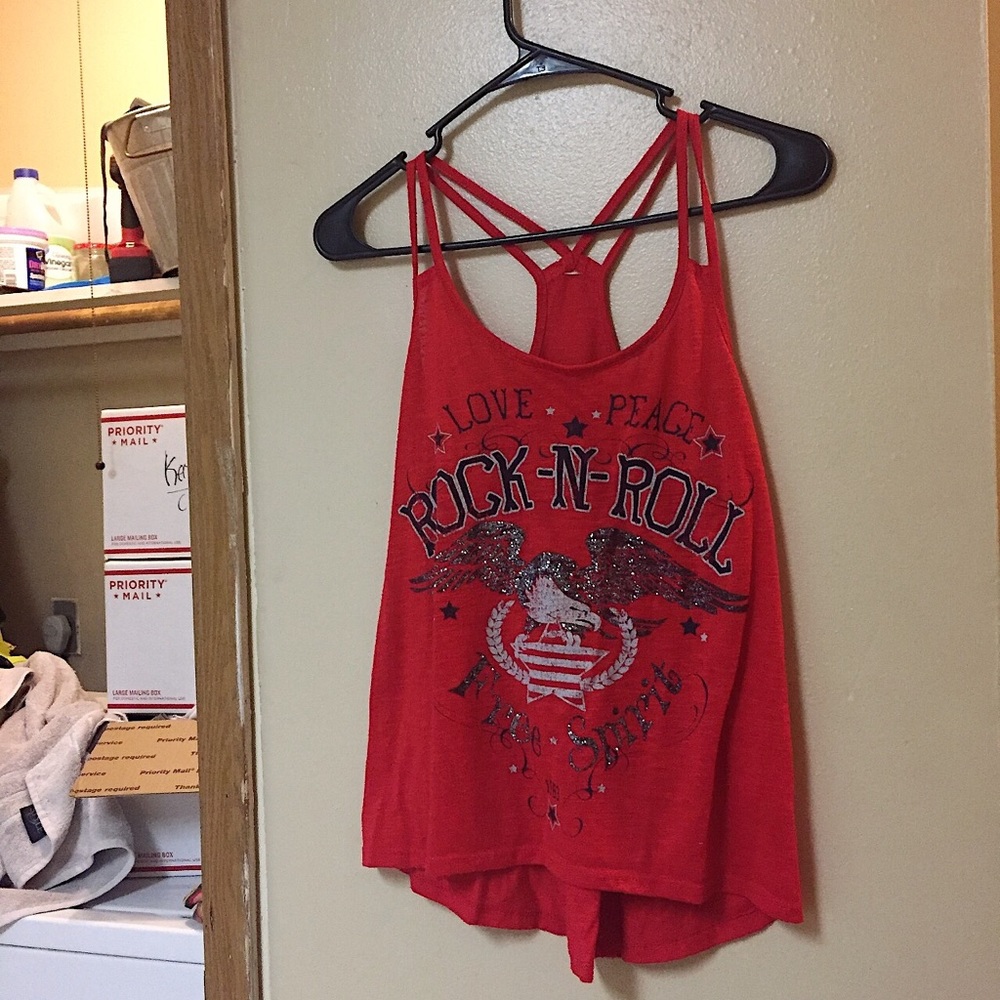 Love, Peace, Rock N Roll Tank Top